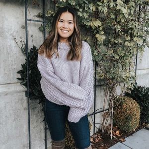 Chicwish Sweaters - Chicwish lavender sweater Chicwish Sweaters - Chicwish lavender sweater